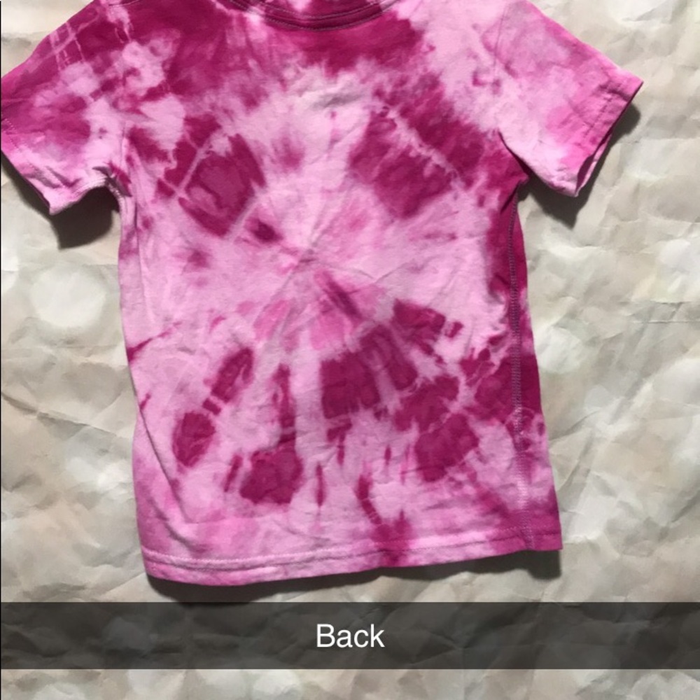 Child sized tie dyed shirt